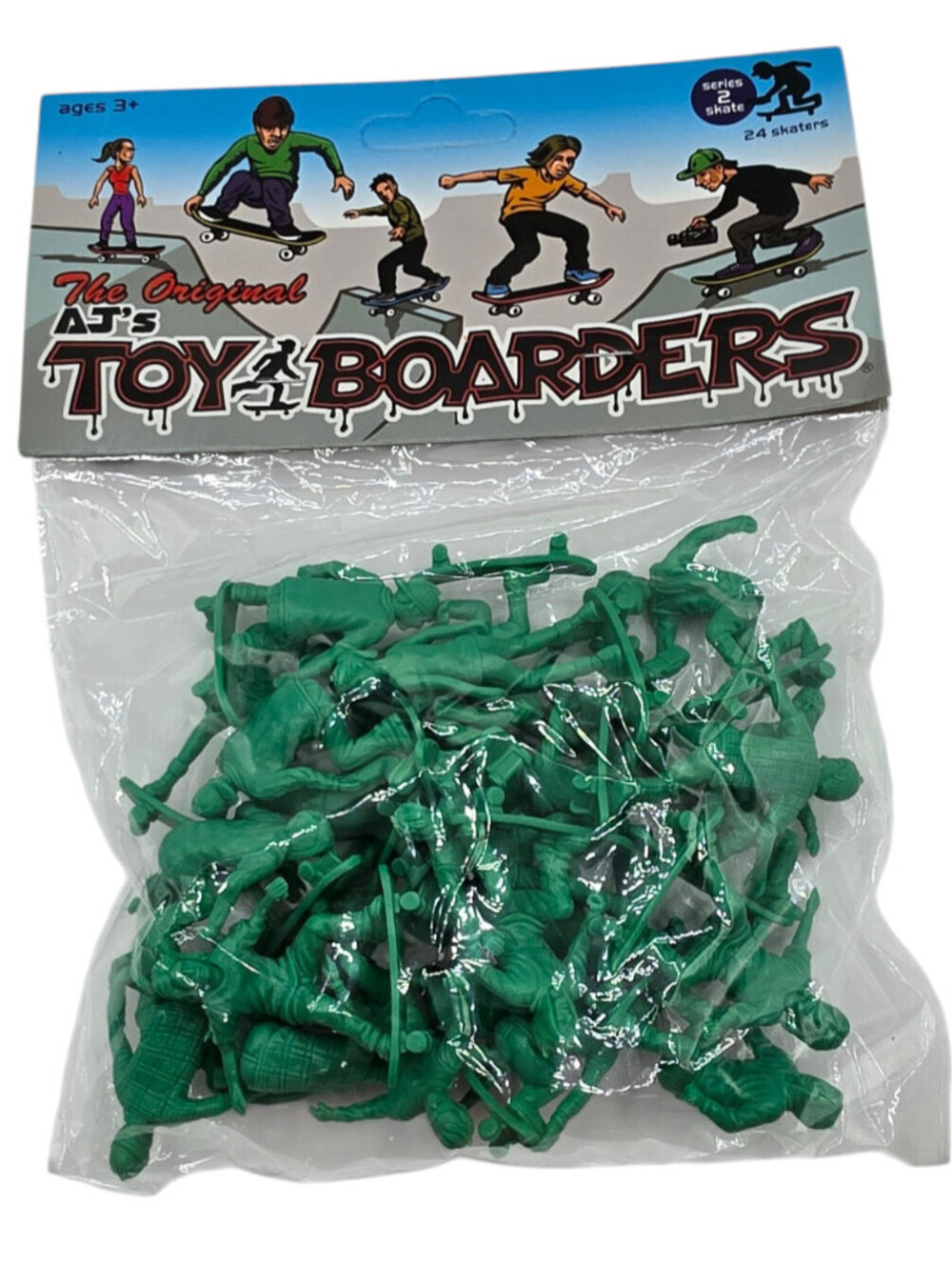 The Original AJ's Toy Boarders Plastic Skateboarders Pro Series 1 Skate Figures